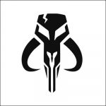 Folienkleber  Mandalorian - Emblem